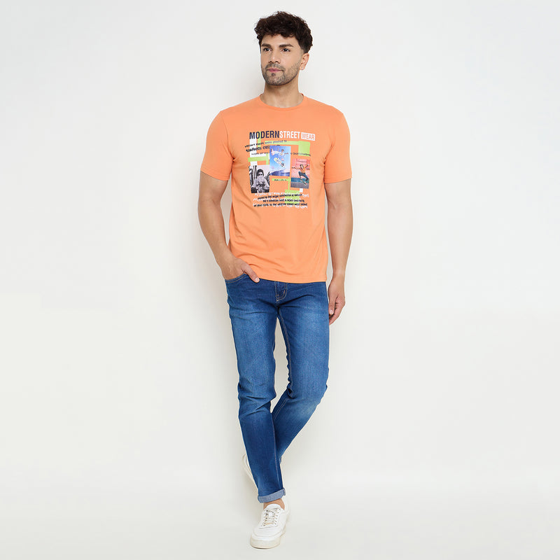 Duke Urban Men Half Sleeve Cotton Tshirt (LF7219)