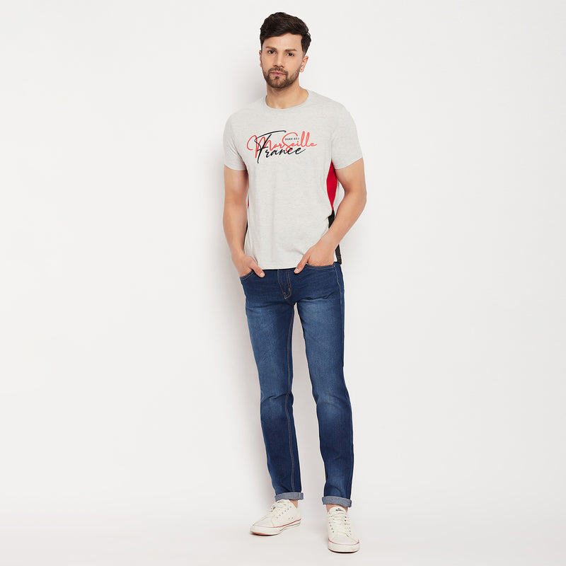 Duke Stardust Men Half Sleeve Cotton T-shirt (LF5887)