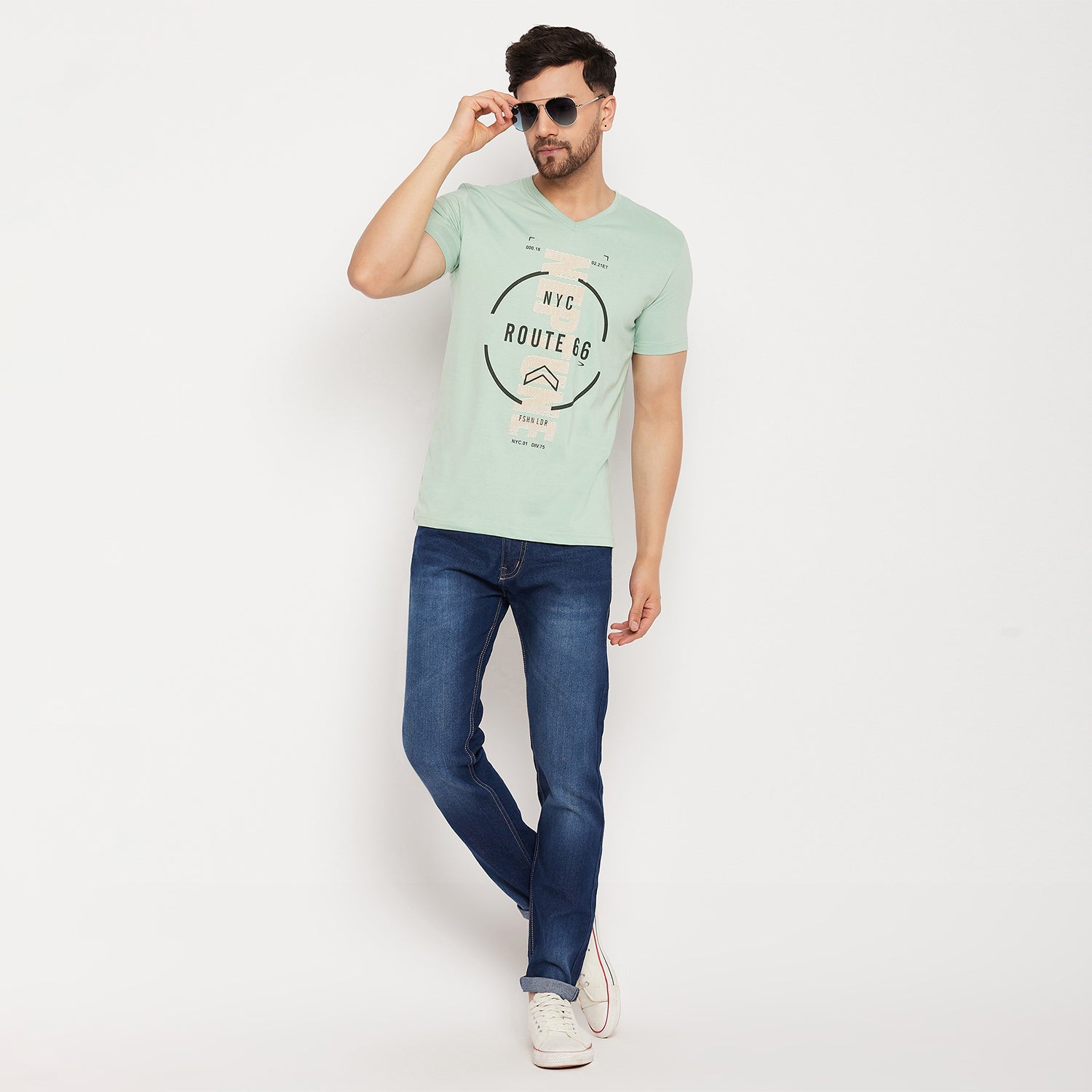 Duke Stardust Men Half Sleeve Cotton T-shirt (1102)