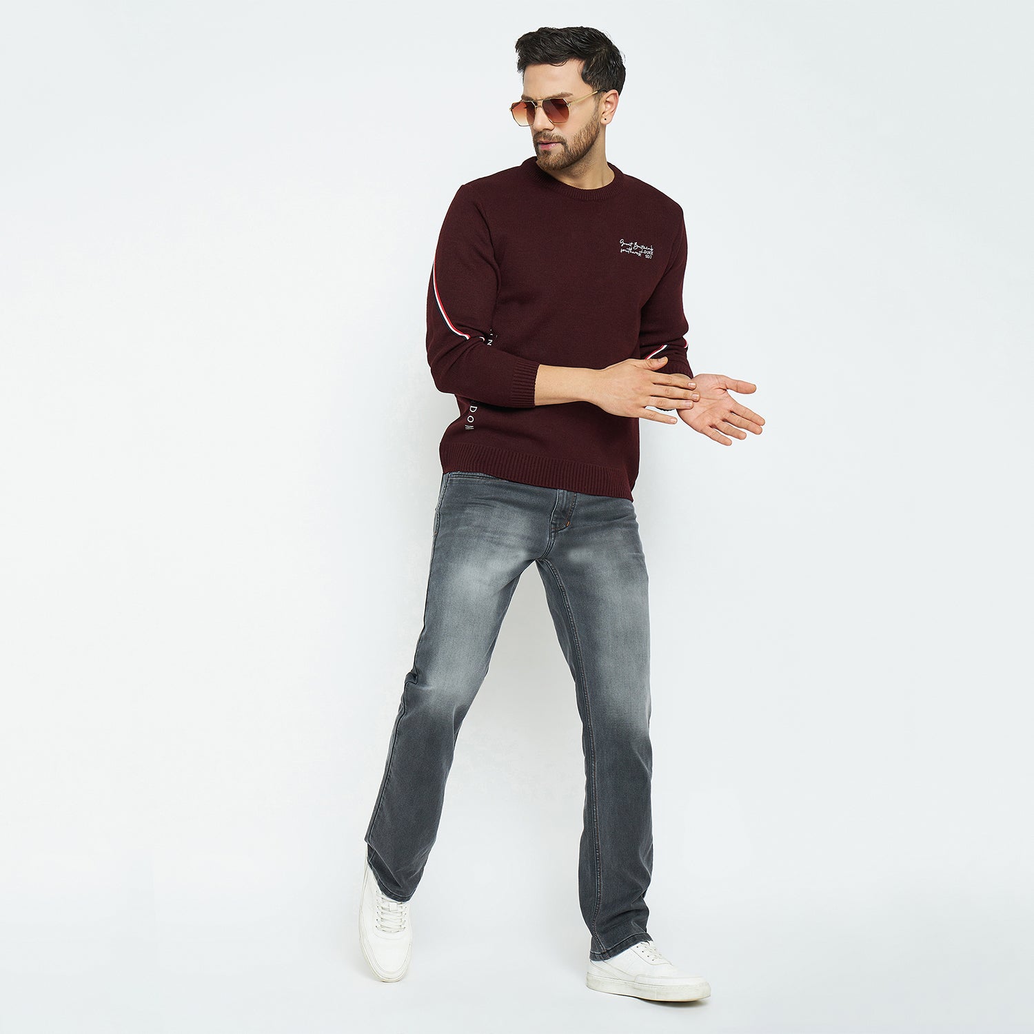 Duke Urban Men Full Sleeve Regular Fit Pullover (SDS2114)
