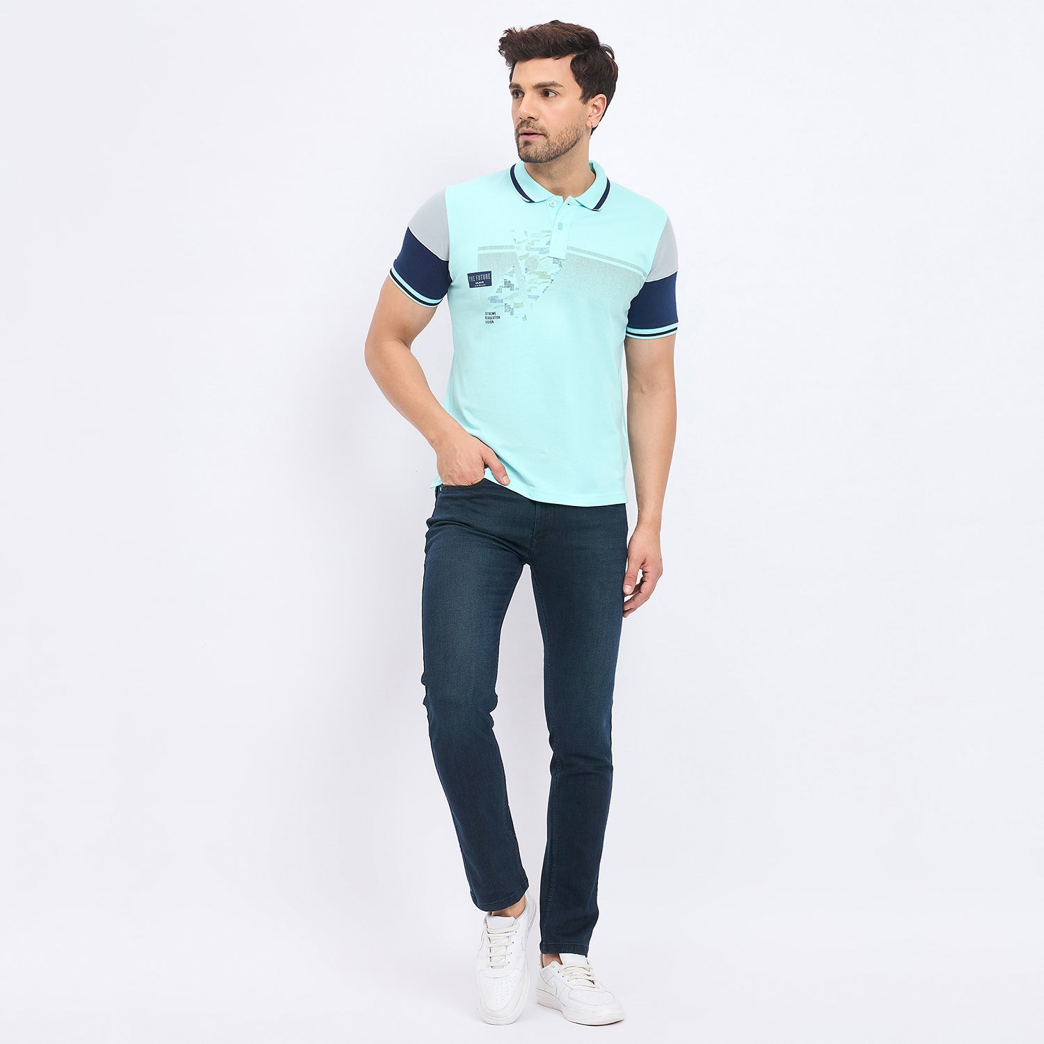 Duke Urban Men Half Sleeve Cotton T-shirt (LF7286)