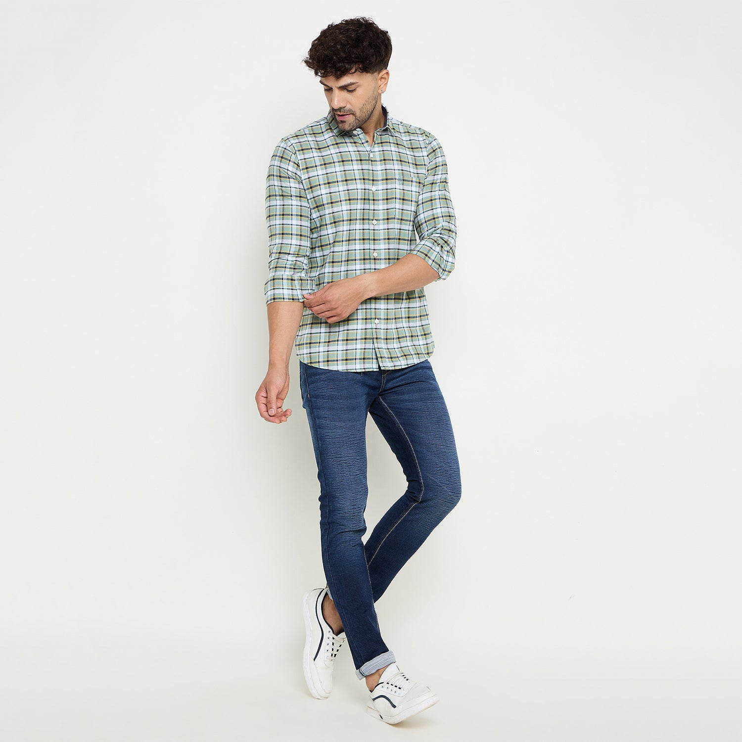 Duke Urban Men Full Sleeve Cotton Shirt (SDO8CKI)