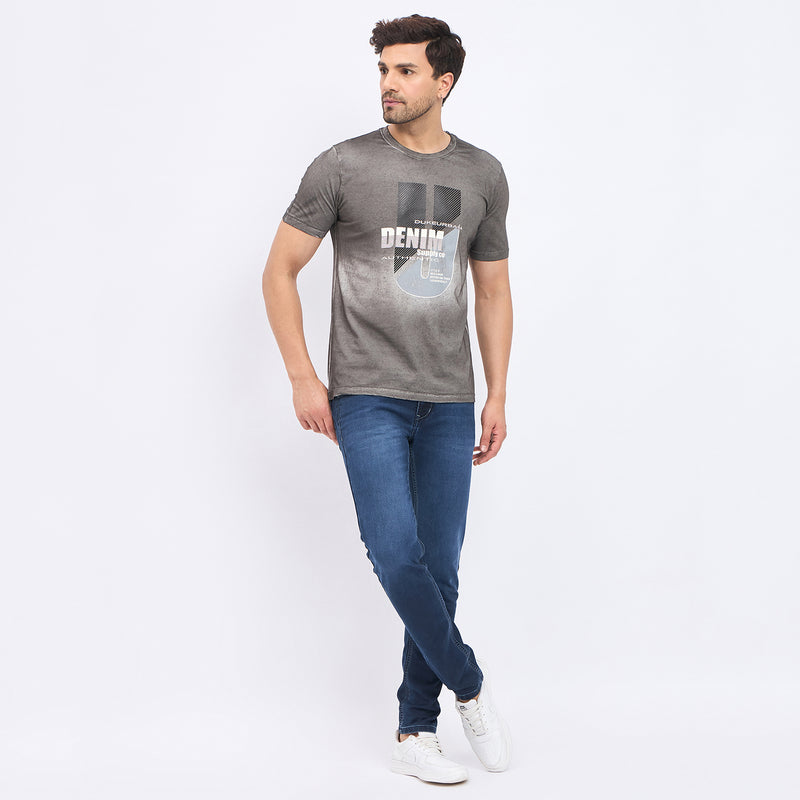 Duke Urban Men Half Sleeve Cotton T-shirt (LF7241)