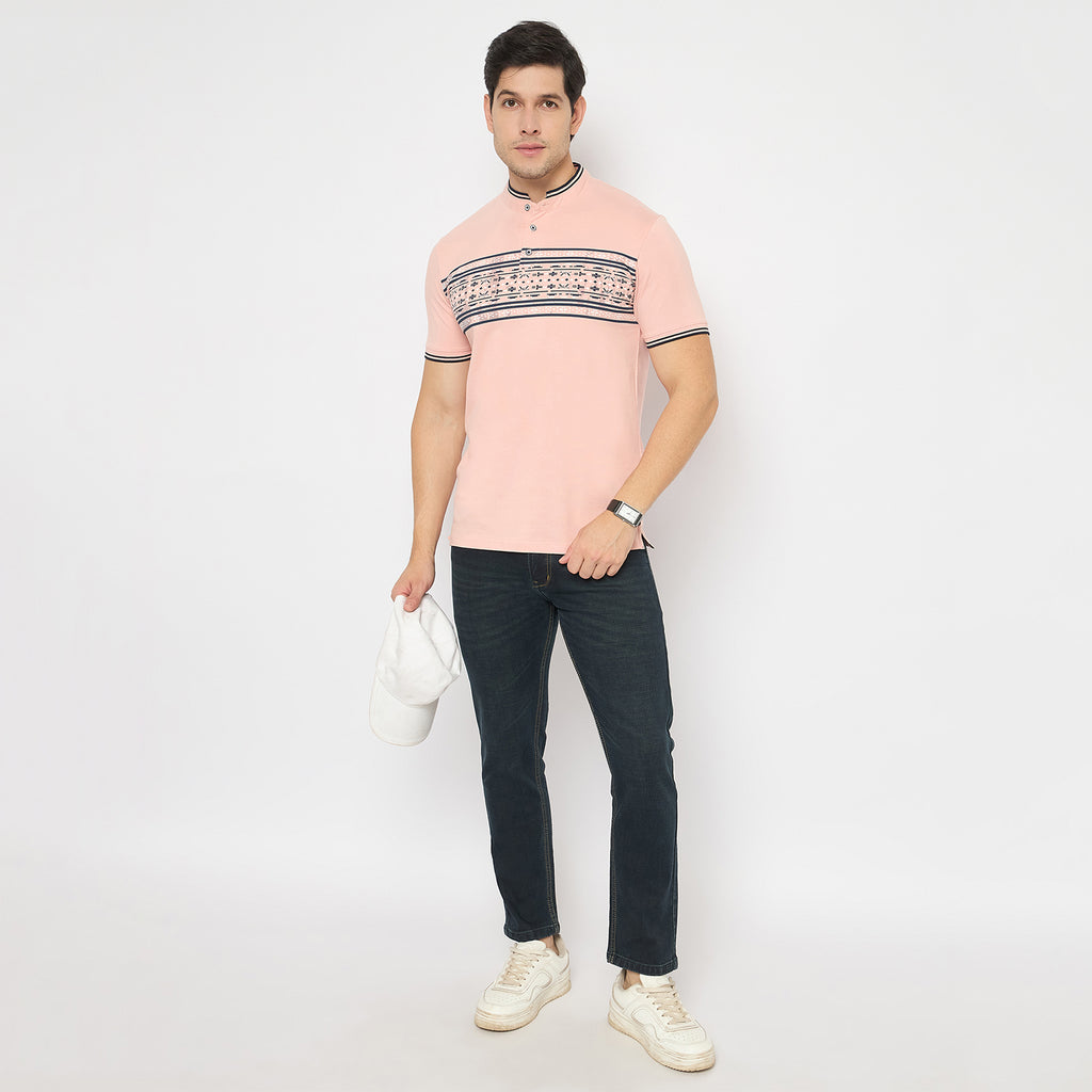Duke Urban Men Half Sleeve Cotton Tshirt (LF7414)