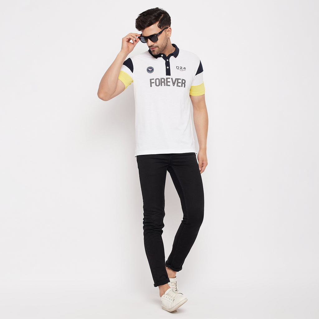 Duke Stardust Men Polo Neck Half Sleeve Cotton T-shirt (1109)