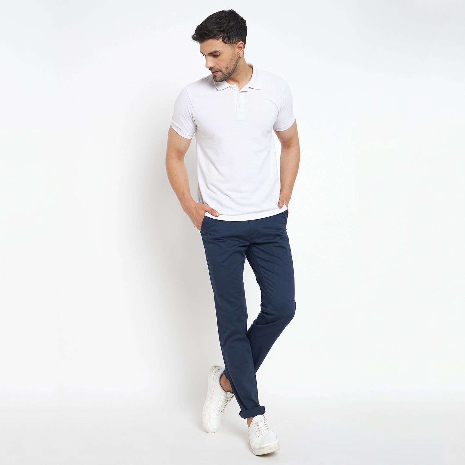 Duke Stardust Men Solid Chinos Trousers (SDT4512)