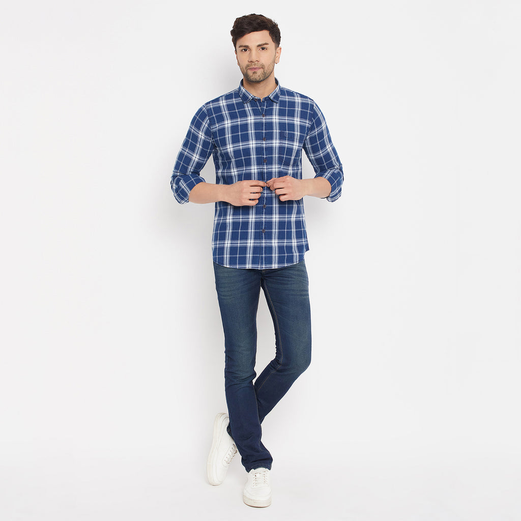 Duke Urban Men Full Sleeve Cotton Shirt (SDO9CKTI)