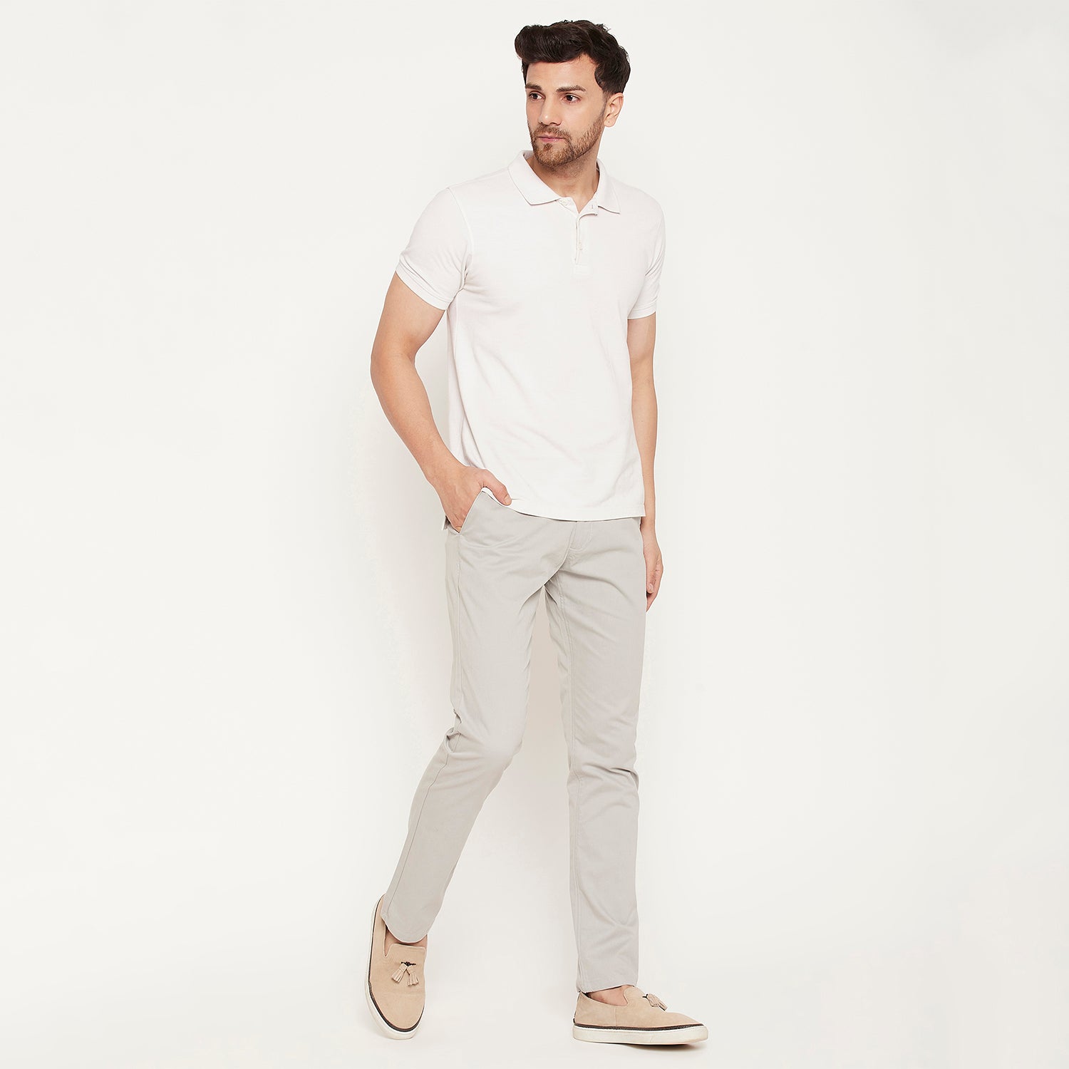 Duke Urban Men Slim Fit Cotton Trousers (SDT4566)