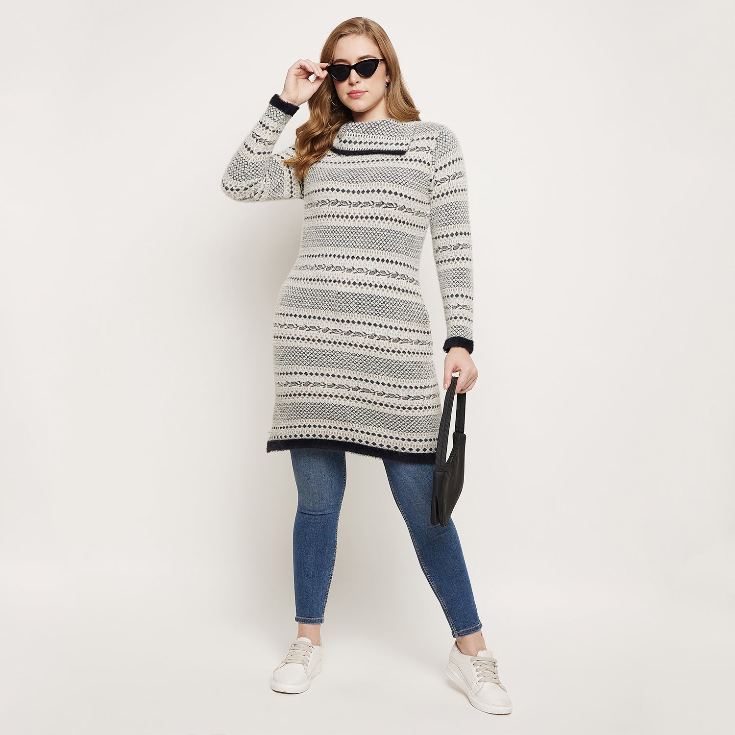 Duke Urban Women Full Sleeve Long Sweater (SDS962)