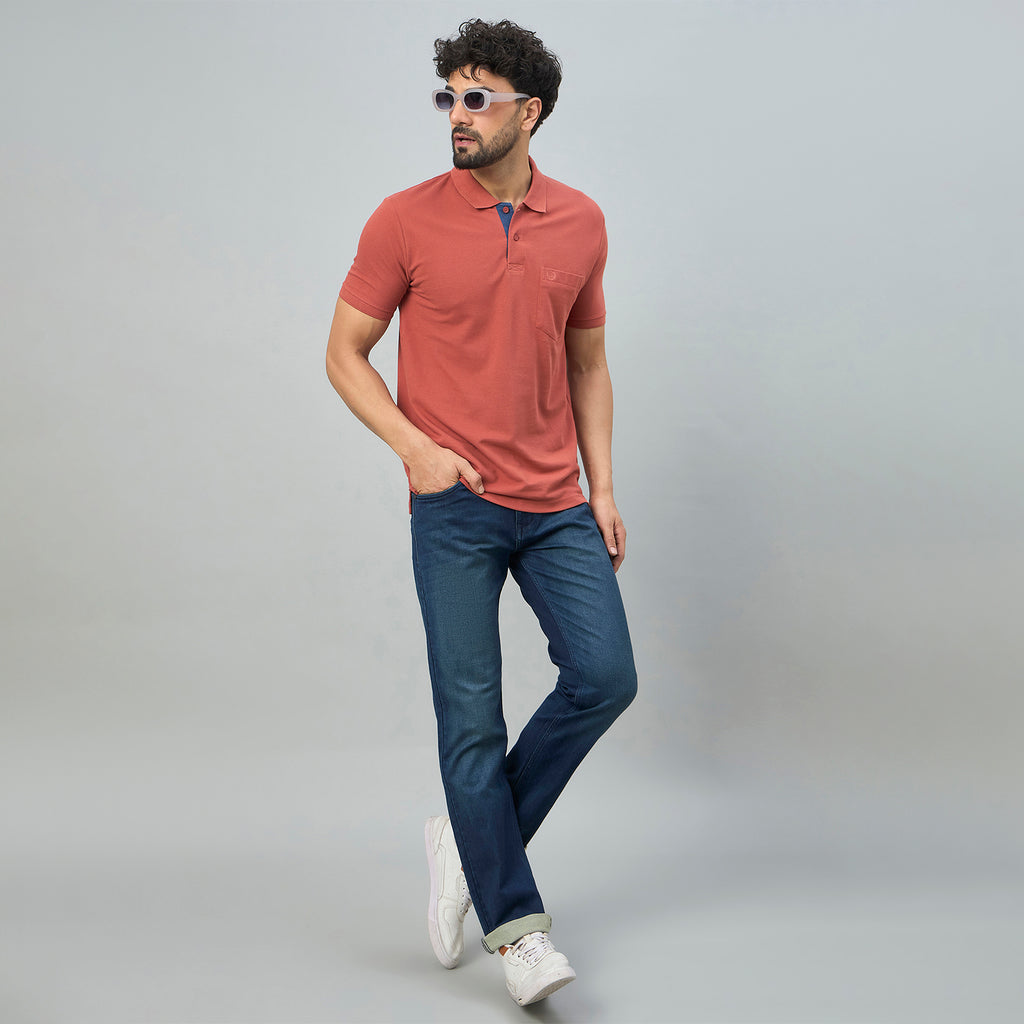 Duke Urban Men Smart Fit Solid Polo Tshirt (ONSD39) (More Colors)