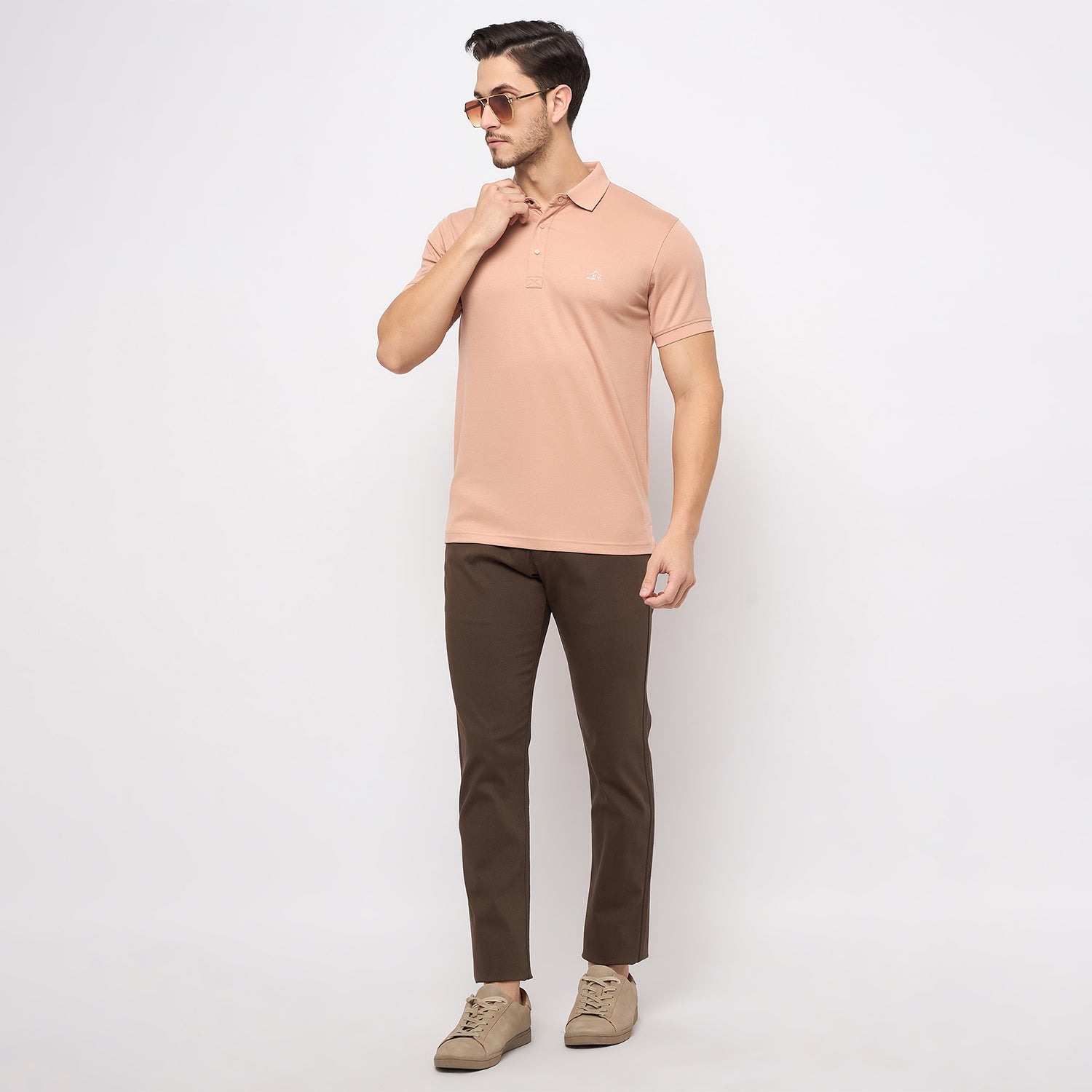 Duke Urban Men Flatfront Narrowfit Chinos Trousers (SDT4596)