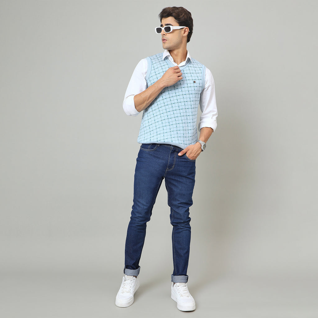 Duke Urban Men V-neck sleeveless sweater (SDS2256)