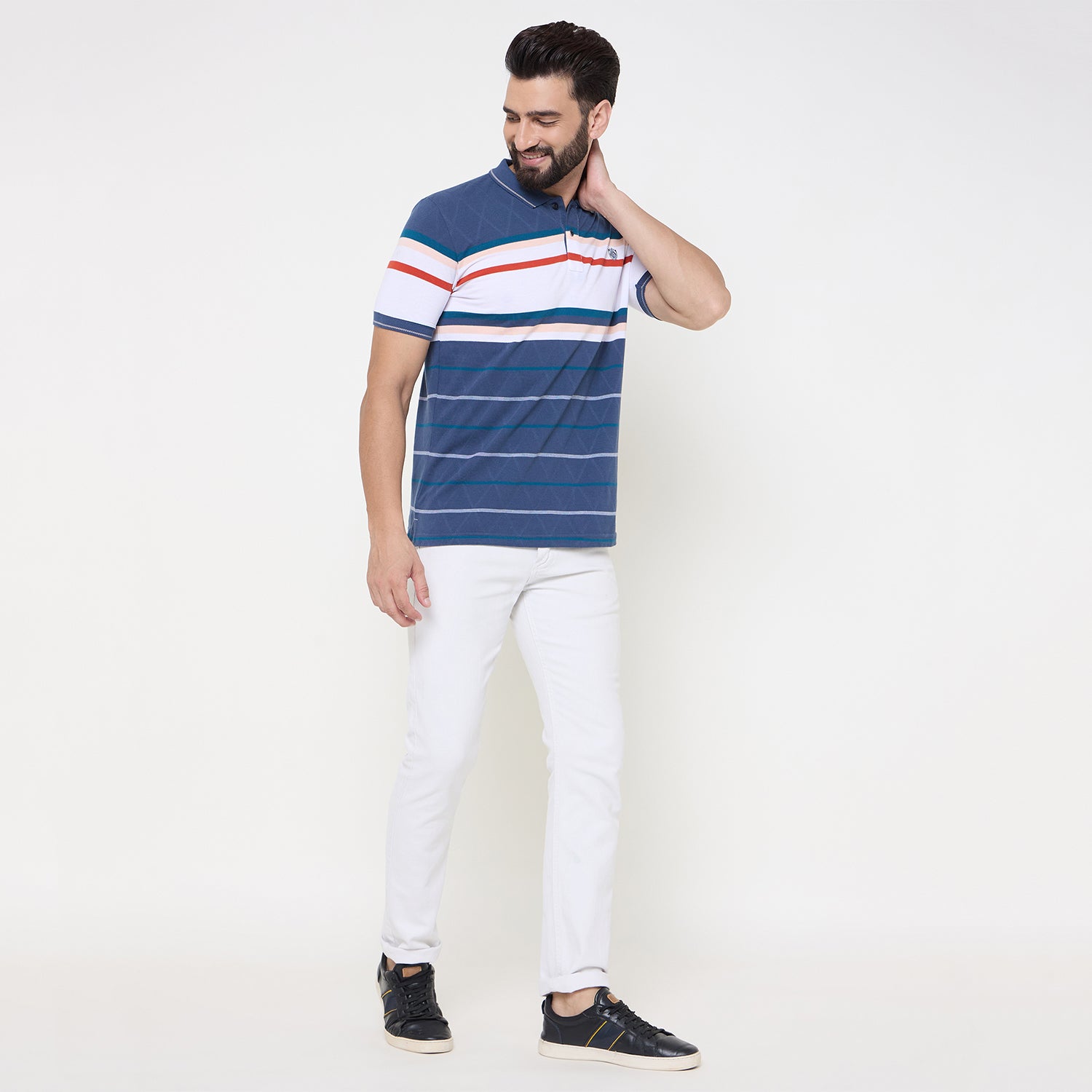 Duke Urban Men Half Sleeve Cotton T-shirt (LF7183)
