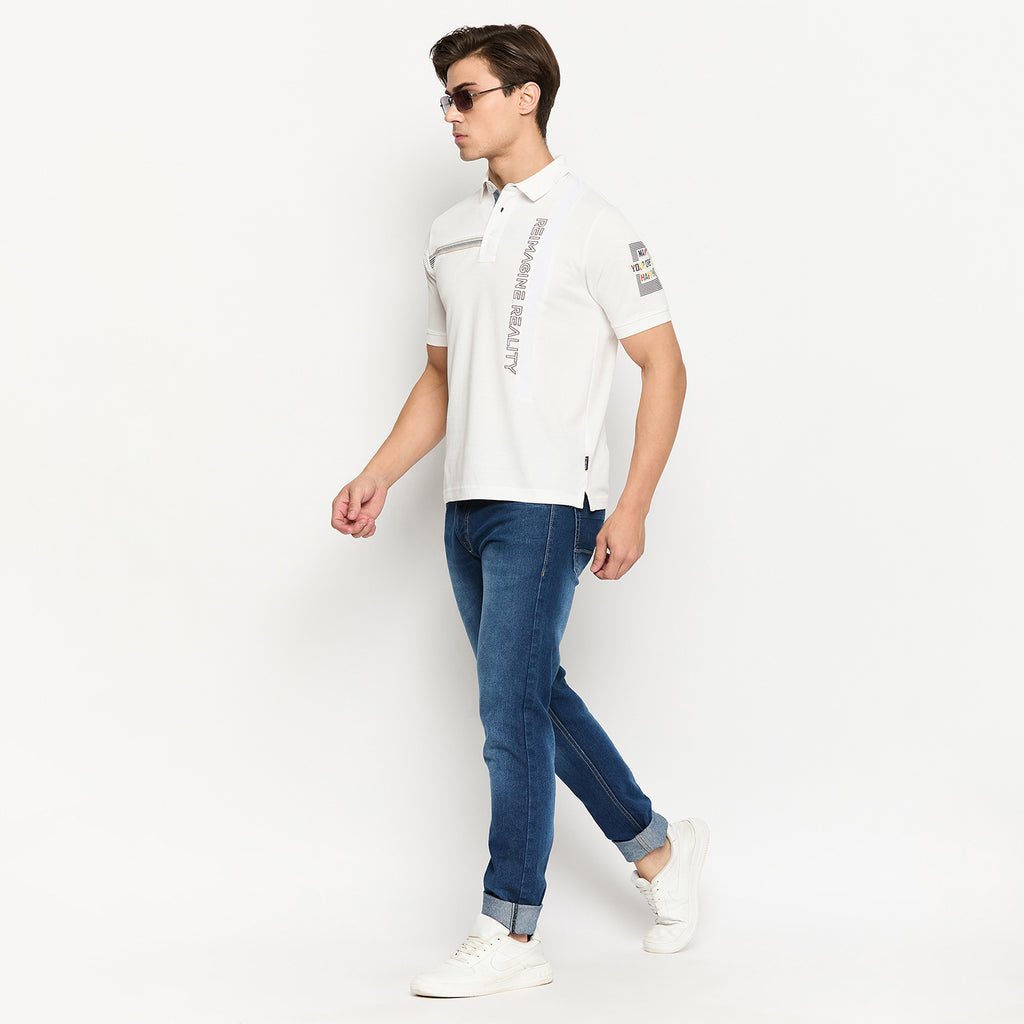 Duke Urban Men Half Sleeve Cotton T-shirt (LF7253)