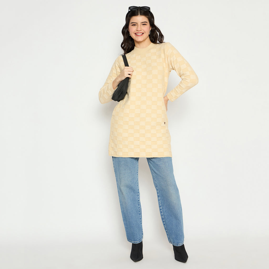 Duke Urban Women Full Sleeve Round Neck Sweater (SDS1256C)