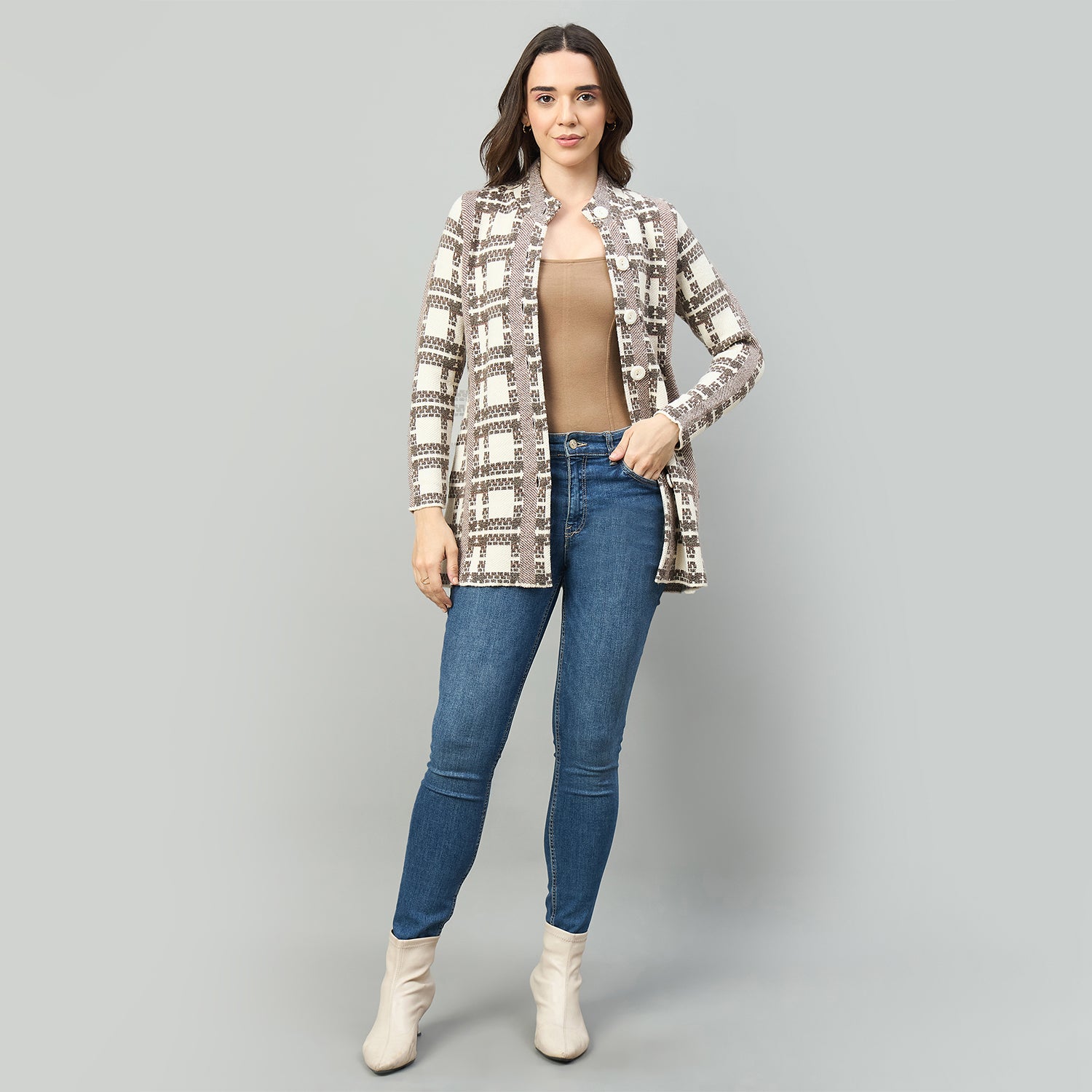 Duke Urban Women Short Style Full Sleeve Sweater (SDS1476)