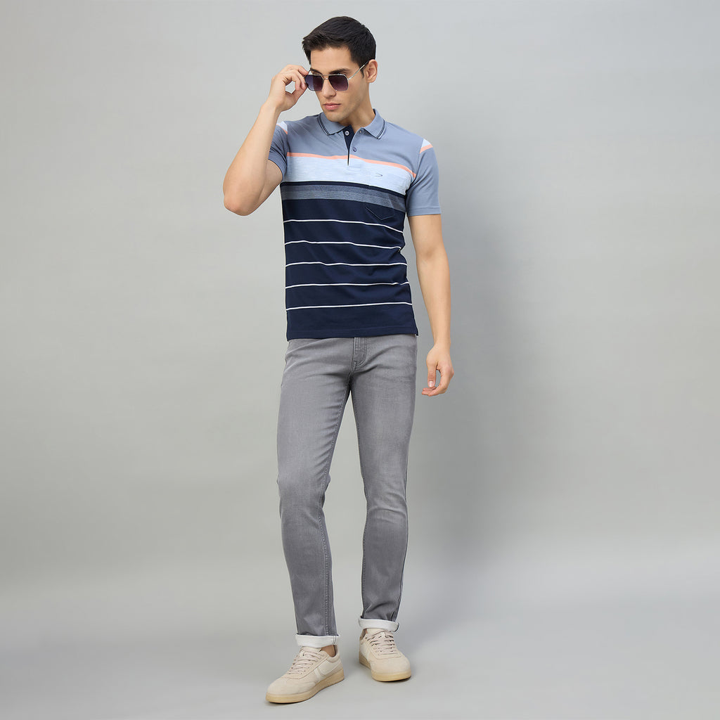 Duke Men Half Sleeve Cotton Regualr Fit Casual T-shirt (MLF1175)