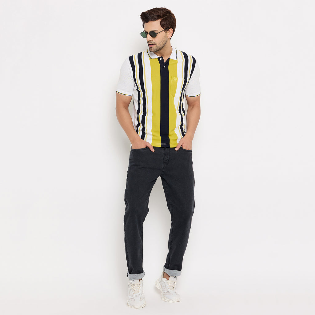 Duke Stardust Men Half Sleeve Cotton T-shirt (LF7258)