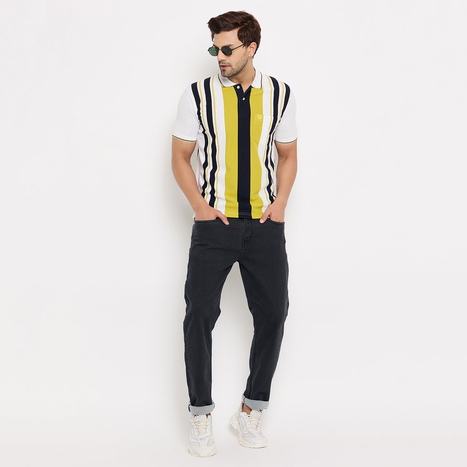 Duke Stardust Men Half Sleeve Cotton T-shirt (LF7258)