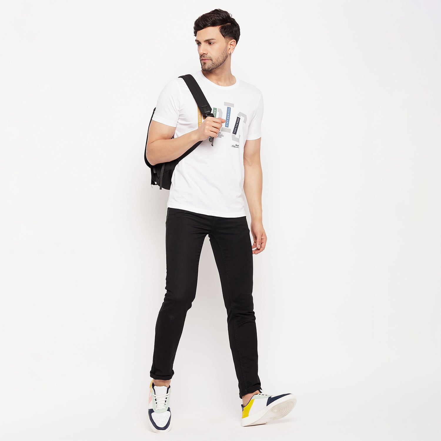Duke Urban Men Half Sleeve Cotton T-shirt (LF5760)