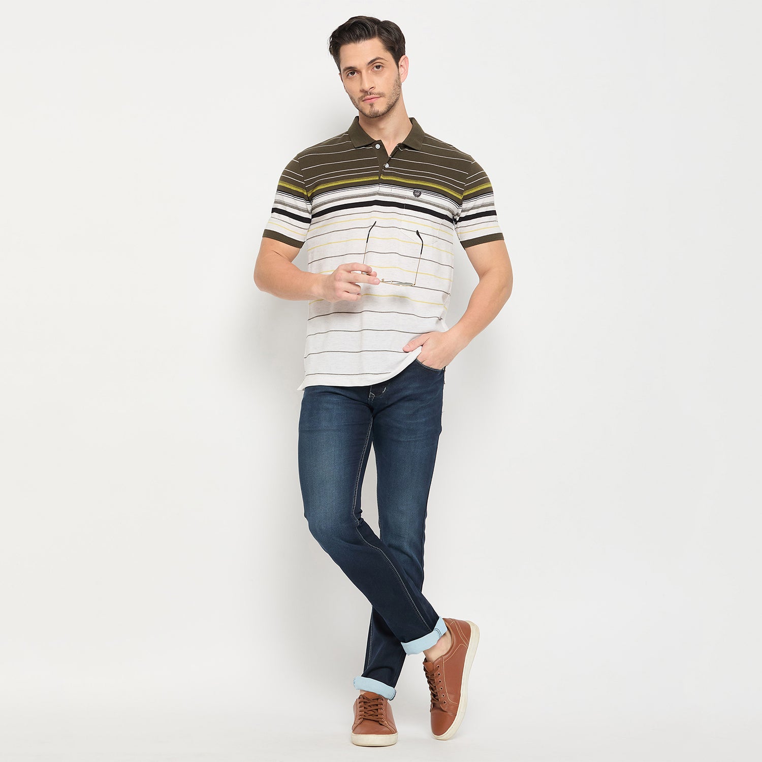 Duke Strardust Men Half Sleeve Cotton T-shirt (LF7203)