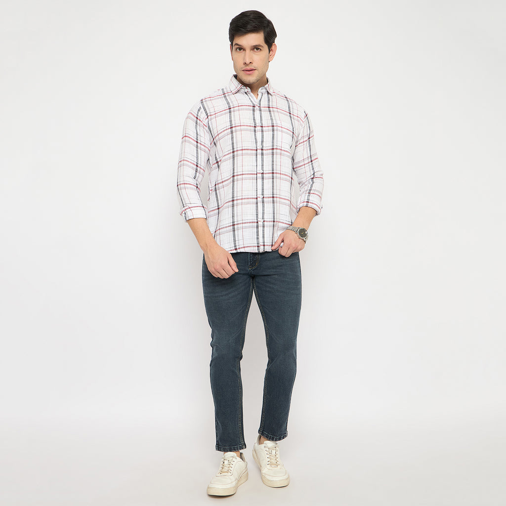 Duke Urban Men Full Sleeve Cotton Shirt (SDO8CKAT)
