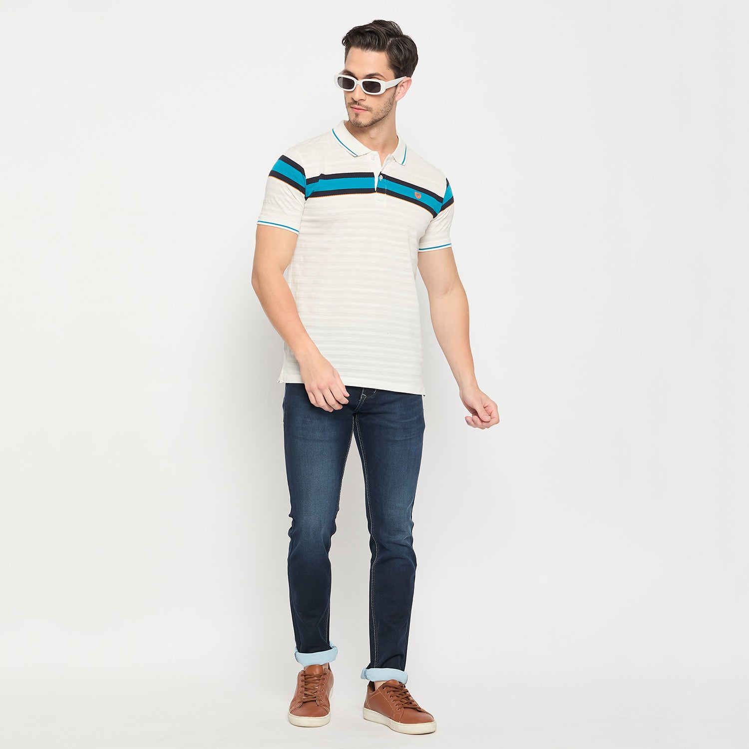 Duke Strardust Men Half Sleeve Cotton T-shirt (LF7064)