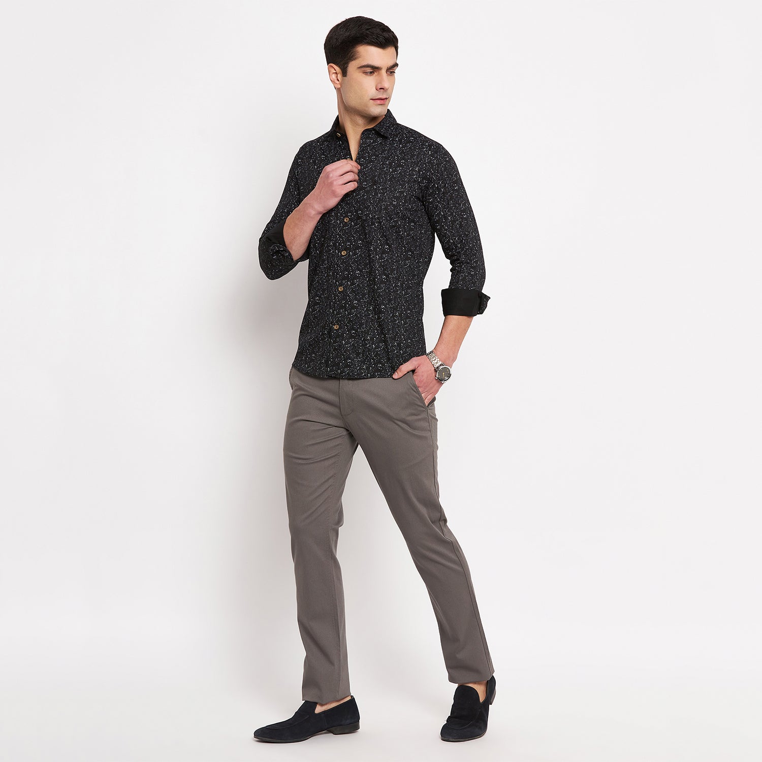 Duke Urban Men Full Sleeve Cotton Shirt (SDO8PRSM)
