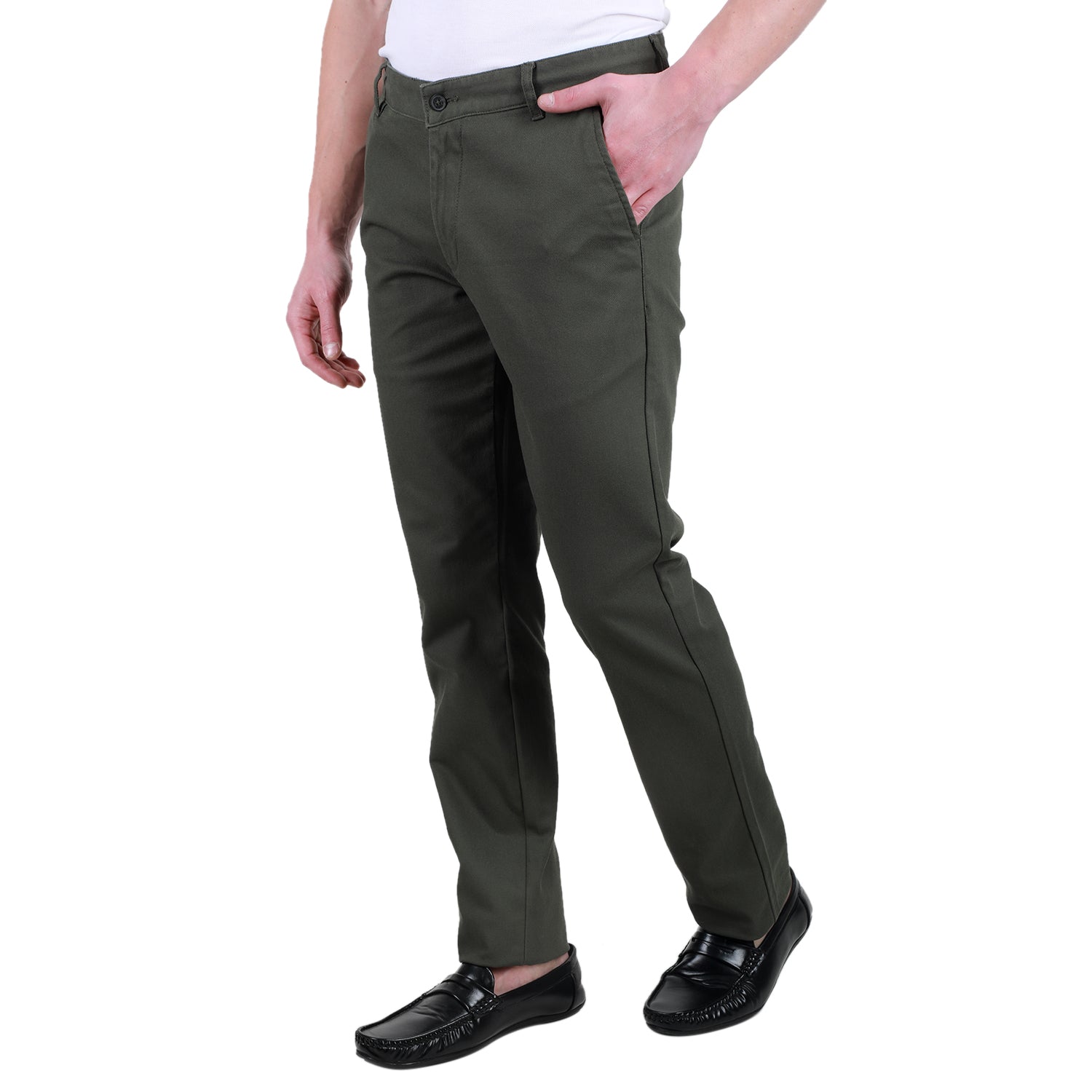 Duke Stardust Men Narrow Fit Chinos Trousers (SDT4506R)