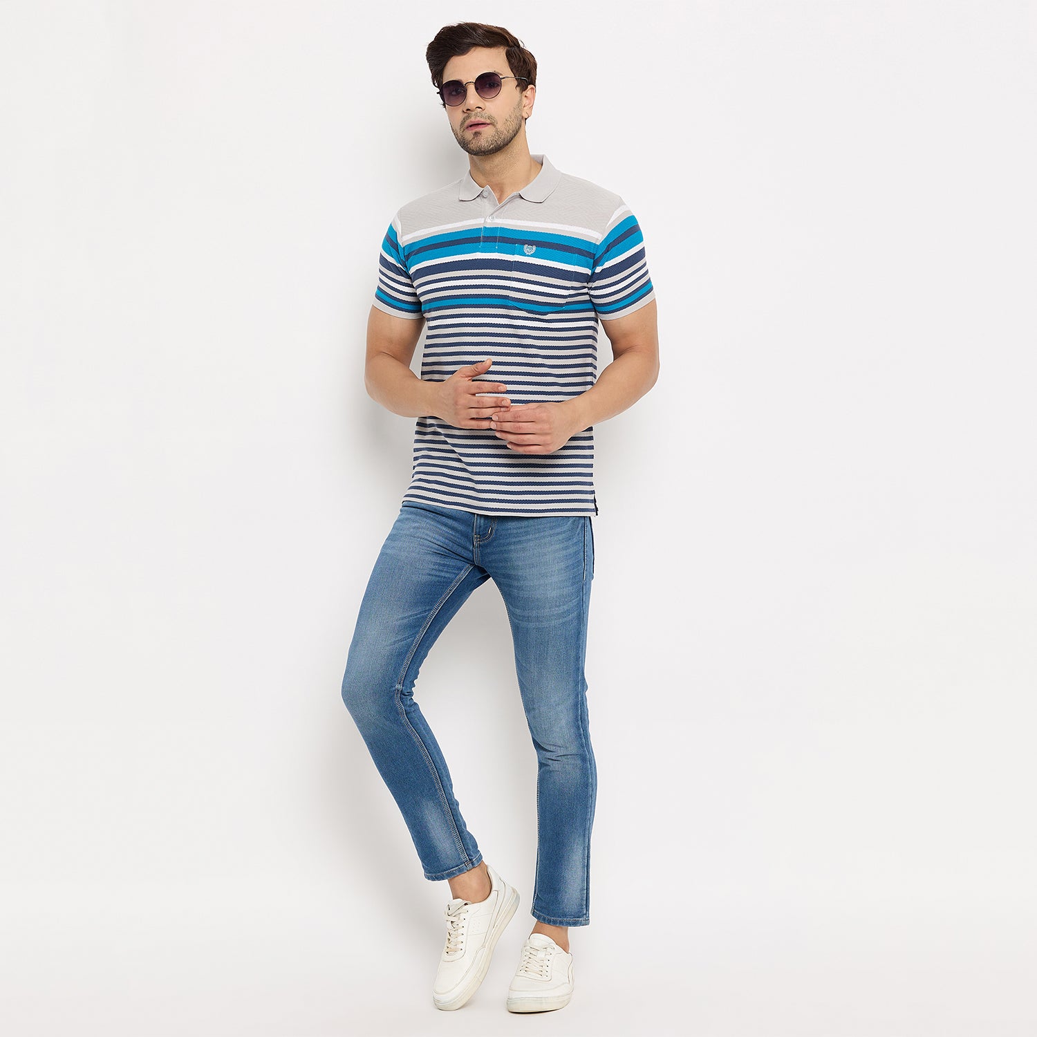Duke Stardust Men Half Sleeve Cotton T-shirt (LF7216)