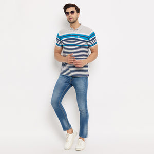Duke Stardust Men Half Sleeve Cotton T-shirt (LF7216)