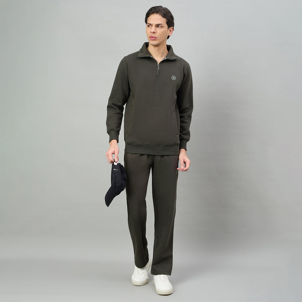 Duke Urban Men Half Zip Full Sleeve Regular Tracksuit (LF6053)