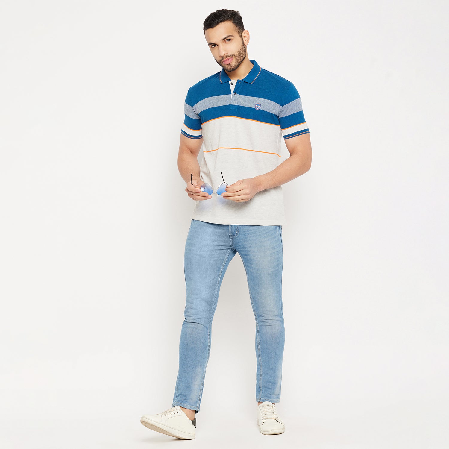 Duke Stardust Men Half Sleeve Polo Neck Cotton T-shirt (4085)