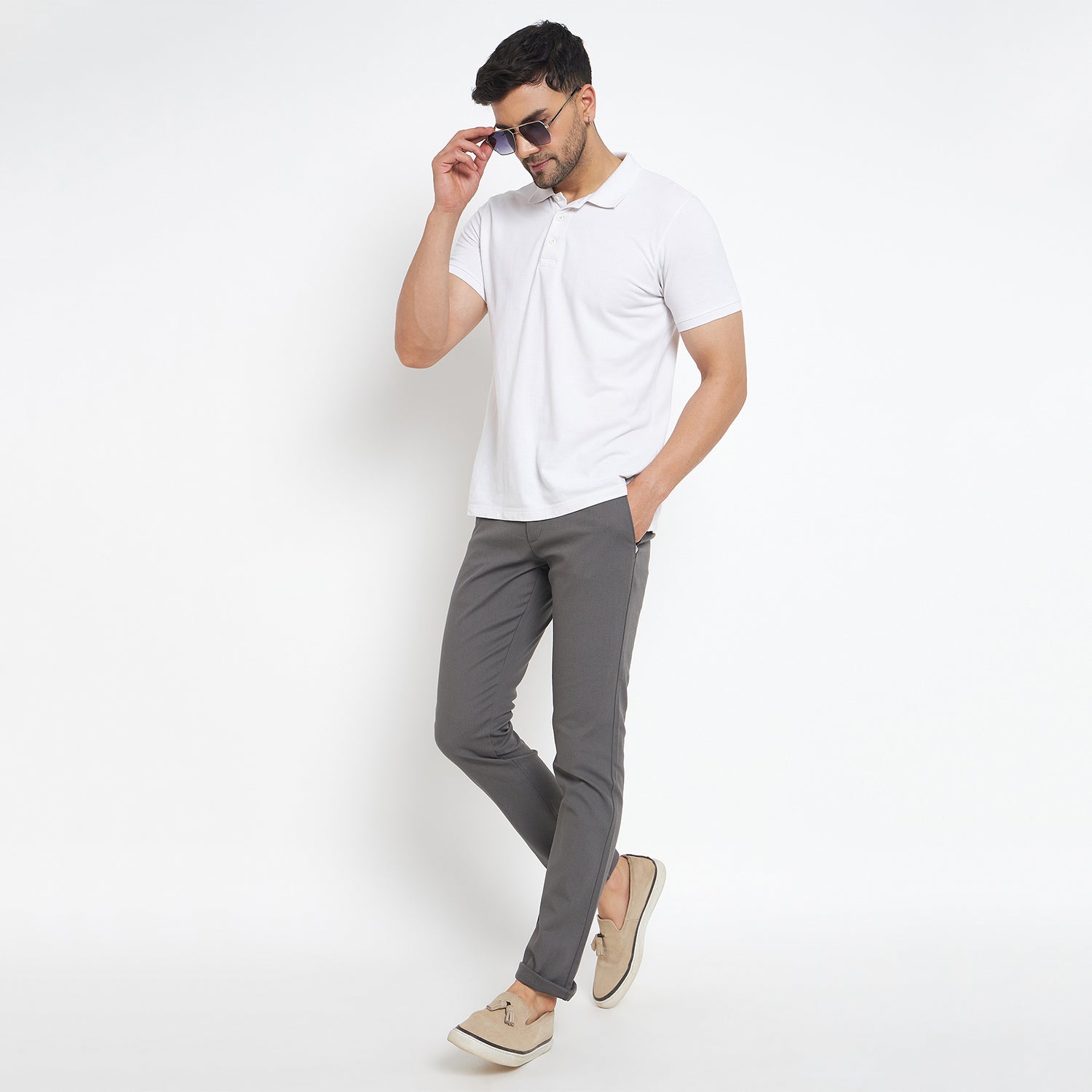 Duke Urban Men Solid Chinos Trousers (SDT4598)