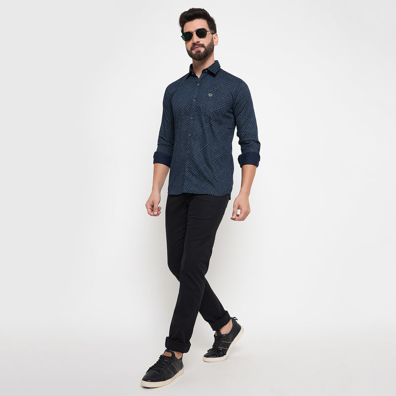 Duke Urban Men Full Sleeve Cotton Shirt (SDO6PRTQ)