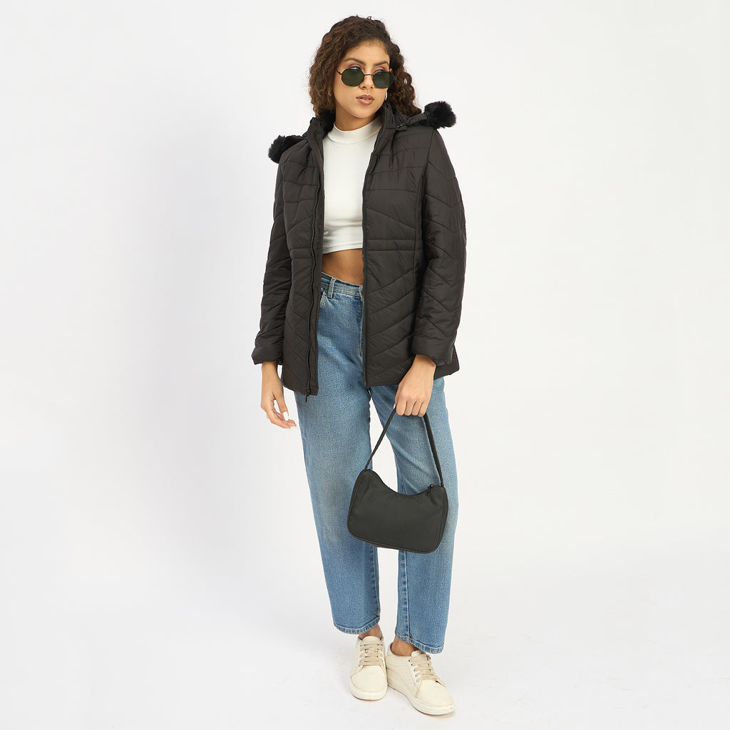 Duke Urban Women Full Sleeve Long Jacket (SDZ4113)