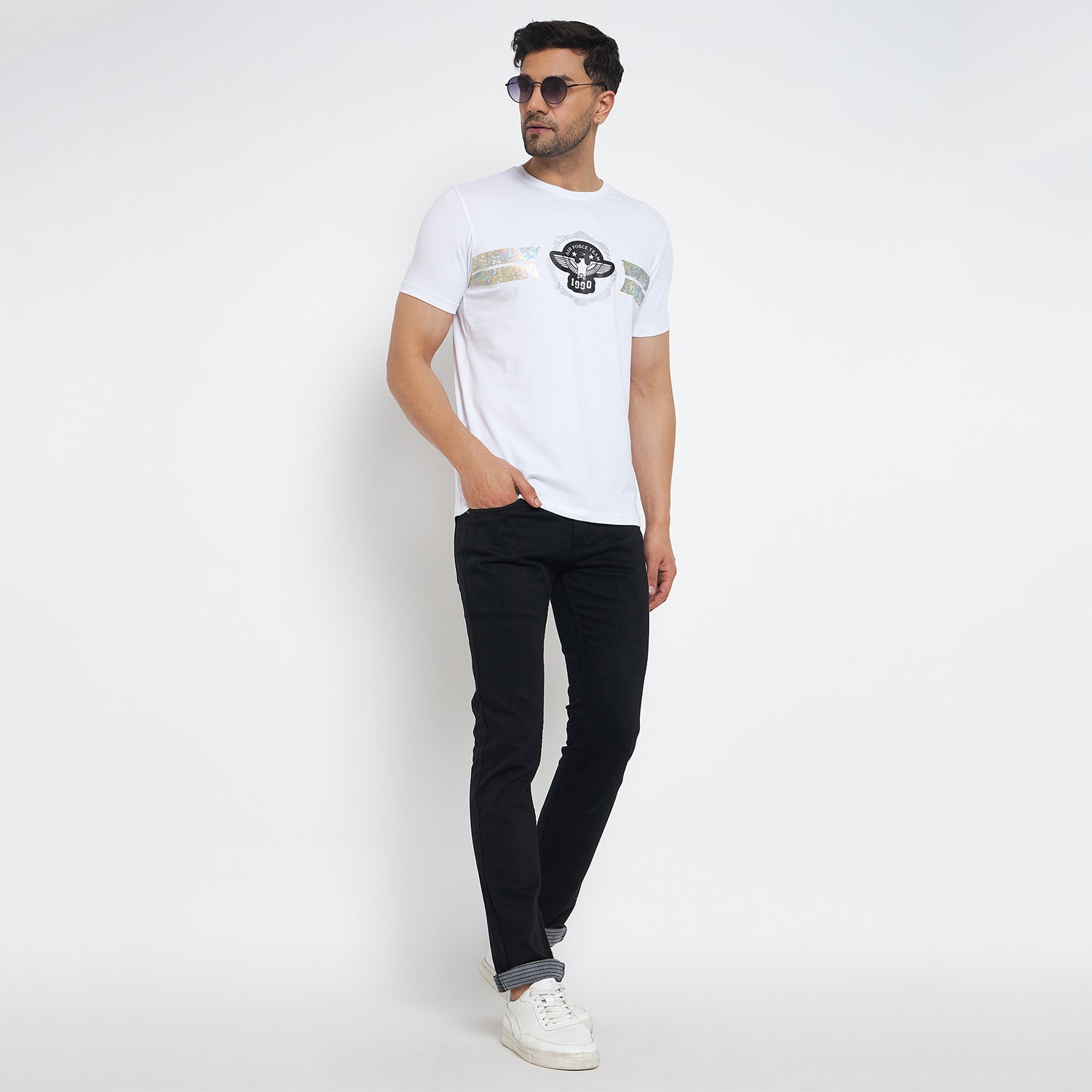 Duke Urban Men Half Sleeve Cotton T-shirt (LF7137)