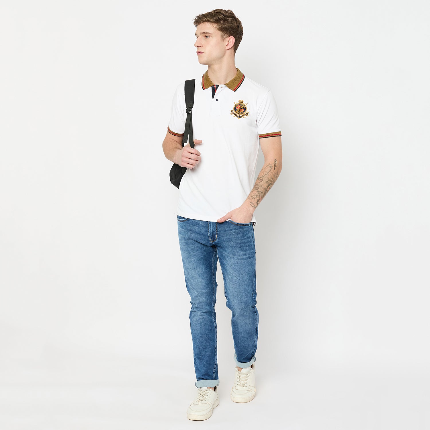 Duke Urban Men Half Sleeve Cotton Tshirt (LF7238)