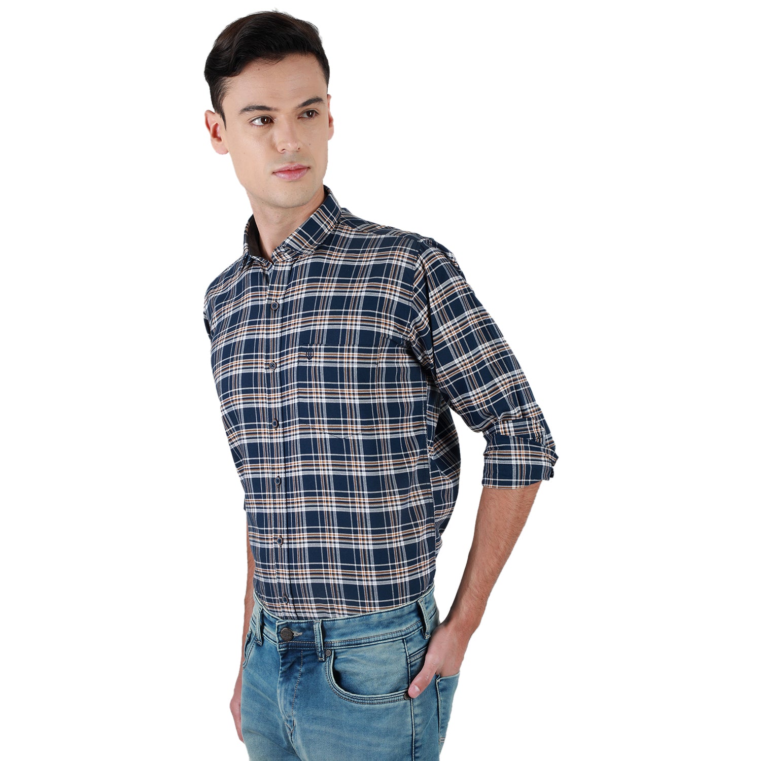 Duke Stardust Men Full Sleeve Cotton Shirt (SDO8CKOE)