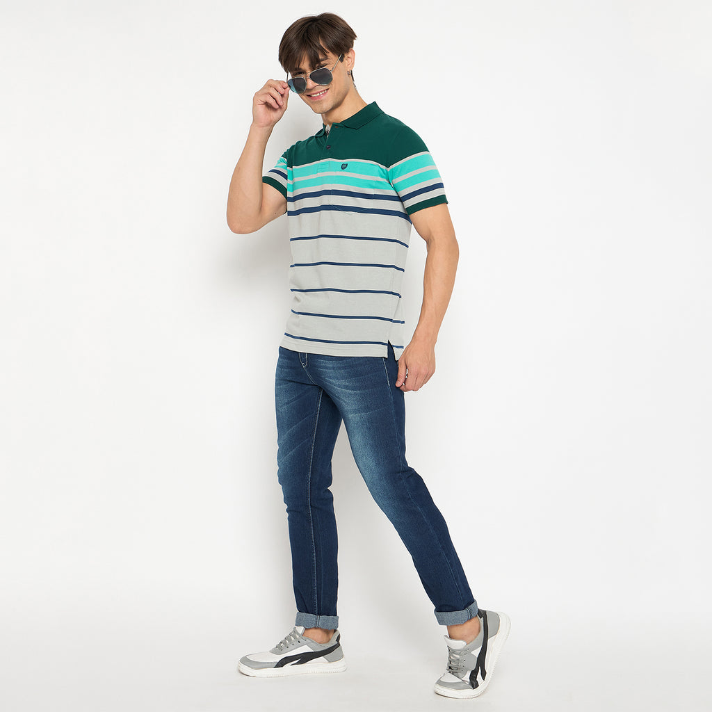Duke Strardust Men Half Sleeve Cotton T-shirt (LF5878)