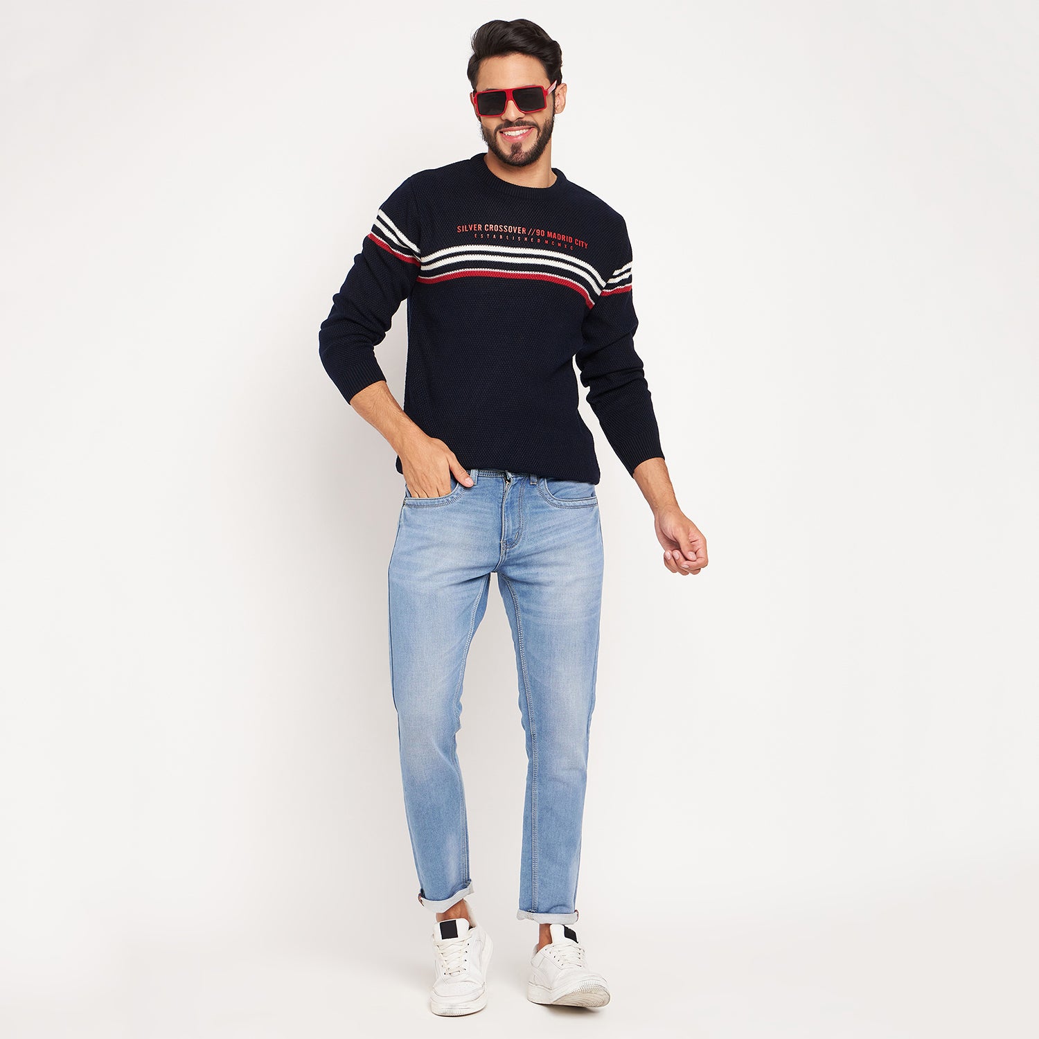 Duke Urban Men Full Sleeve Round Neck Pullover (SDS2008)