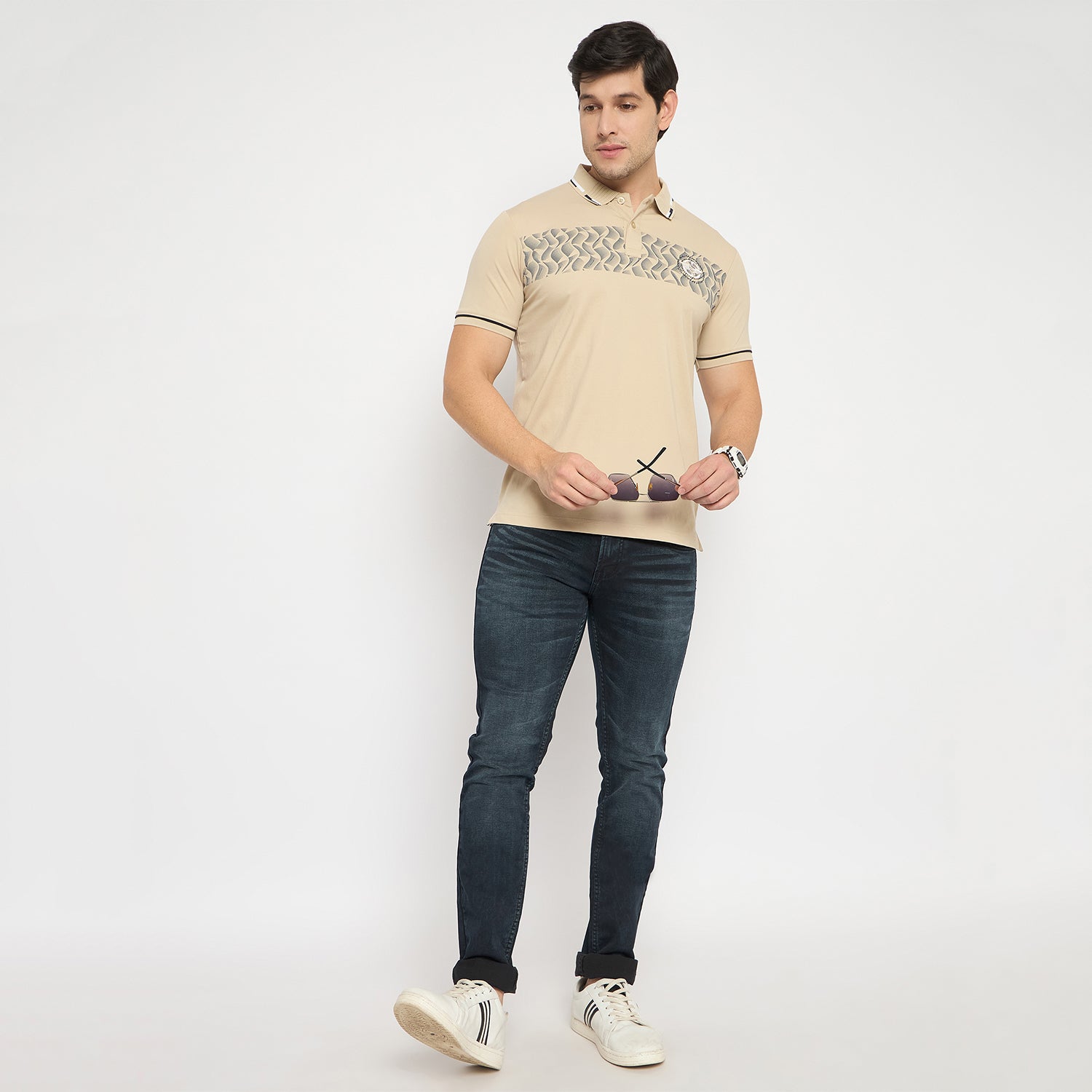 Duke Urban Men Half Sleeve Cotton Tshirt (LF7454)