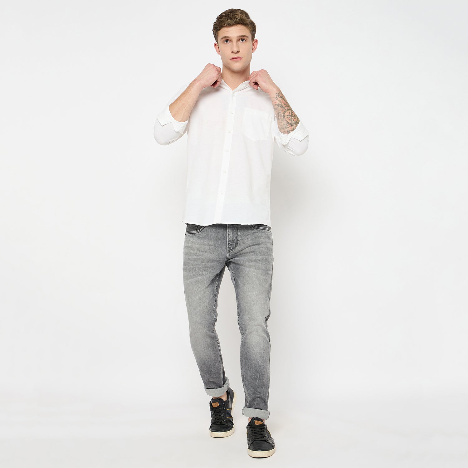Duke Urban Men Full Sleeve Cotton Shirt (SDO8PLSC)