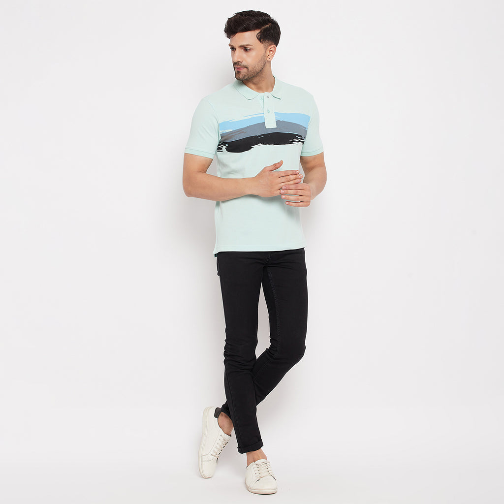 Duke Stardust Men Polo Neck Half Sleeve Cotton T-shirt (LF5418)