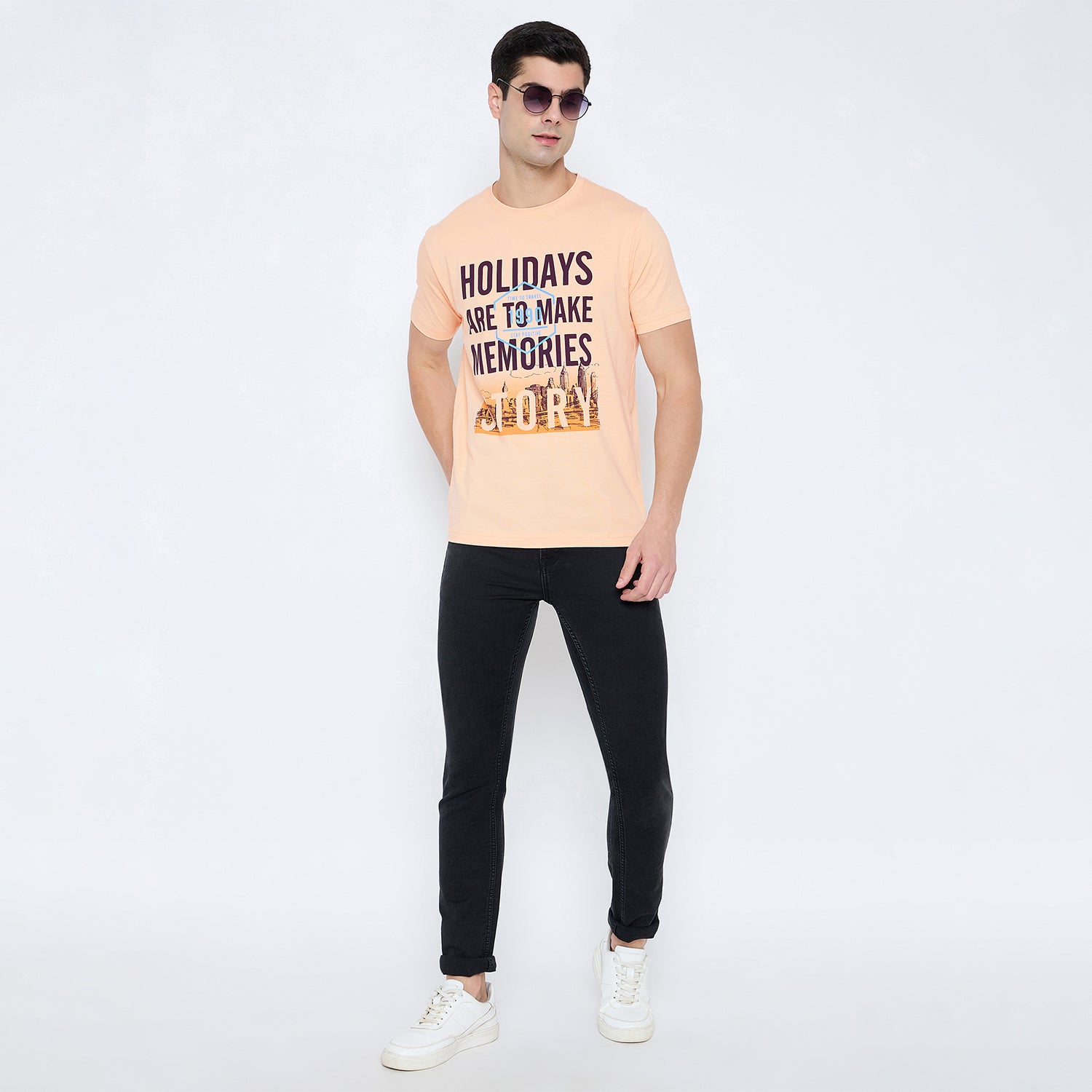 Duke Urban Men Half Sleeve Cotton T-shirt (LF7290)