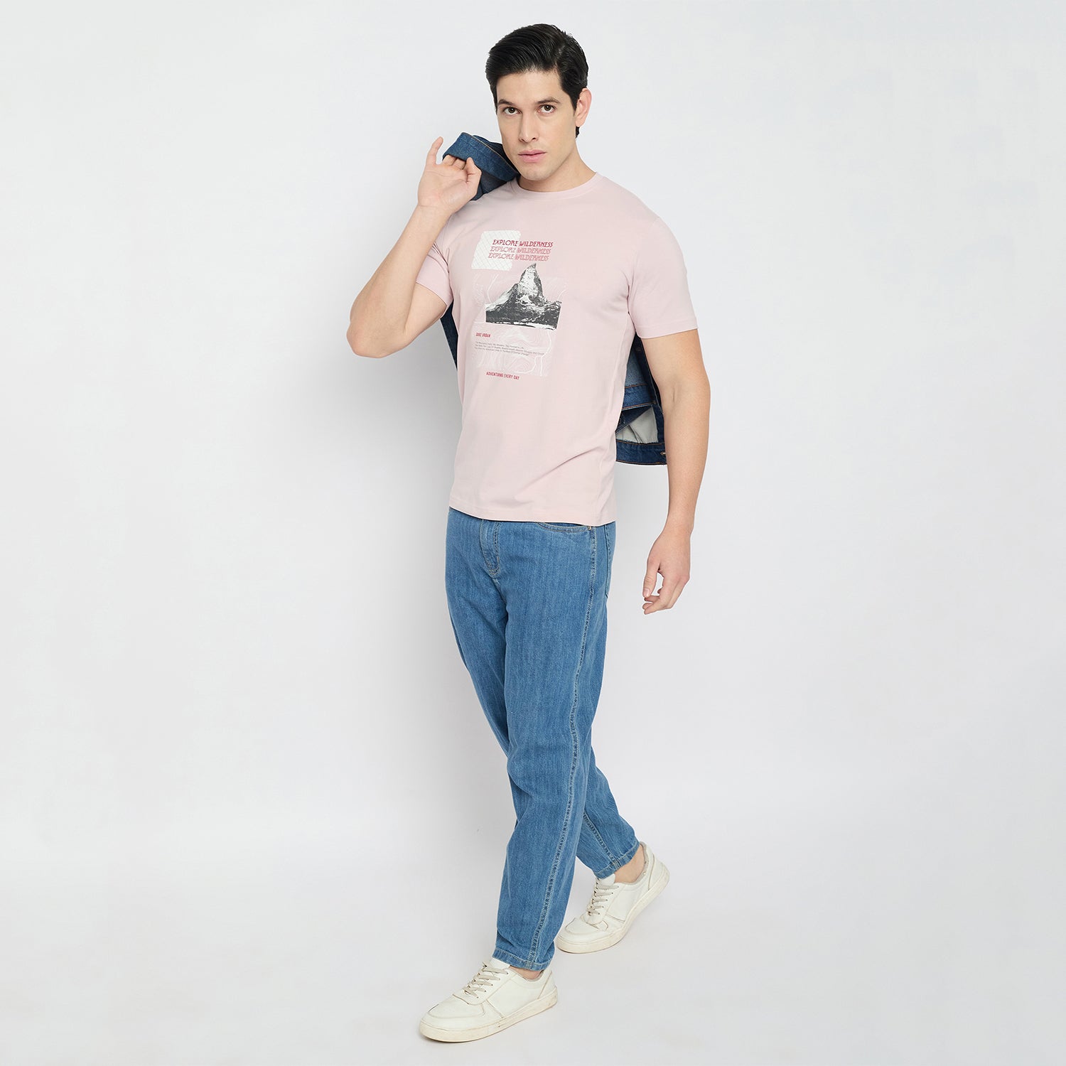 Duke Urban Men Half Sleeve Cotton Tshirt (LF7438)
