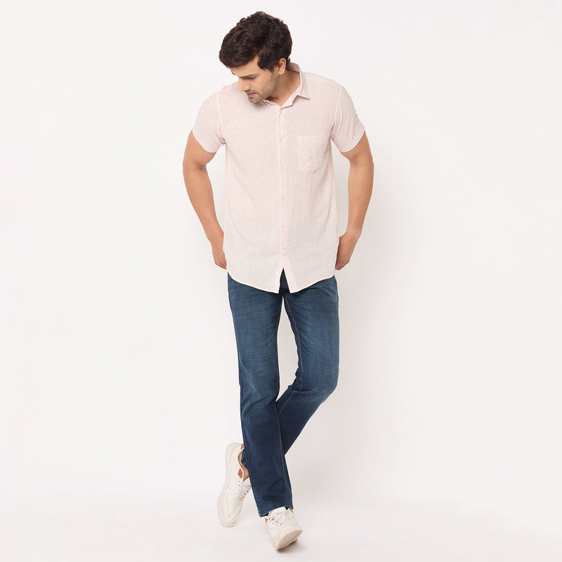 Duke Stardust Men Half Sleeve Cotton Shirt (SDO2PRRA)