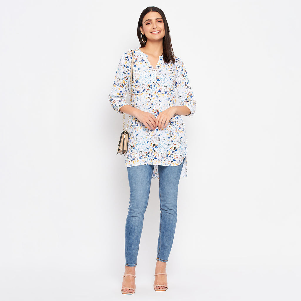 Duke Stardust Women 3/4 Sleeve Printed Tunic (SDX4114)