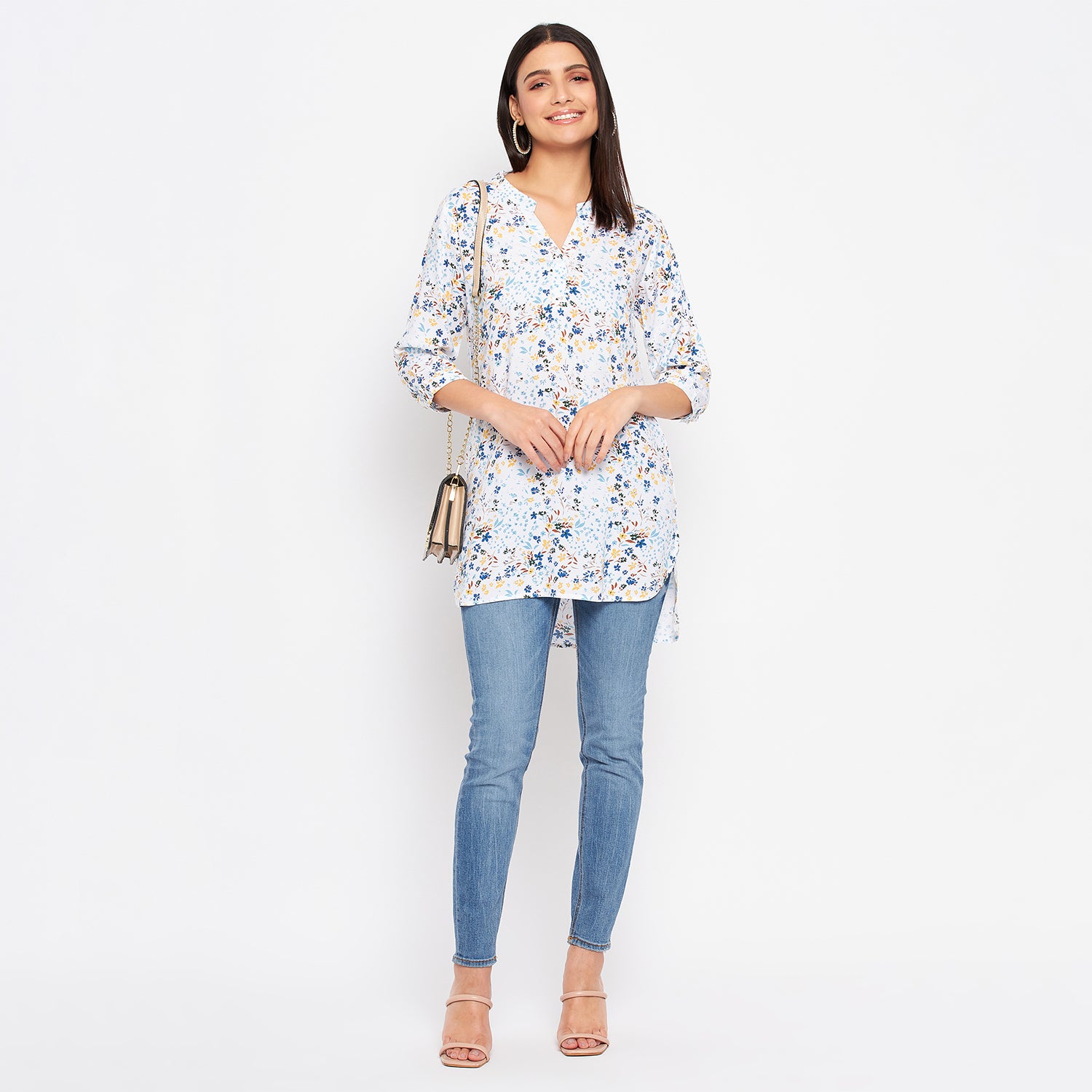 Duke Stardust Women 3/4 Sleeve Printed Tunic (SDX4114)