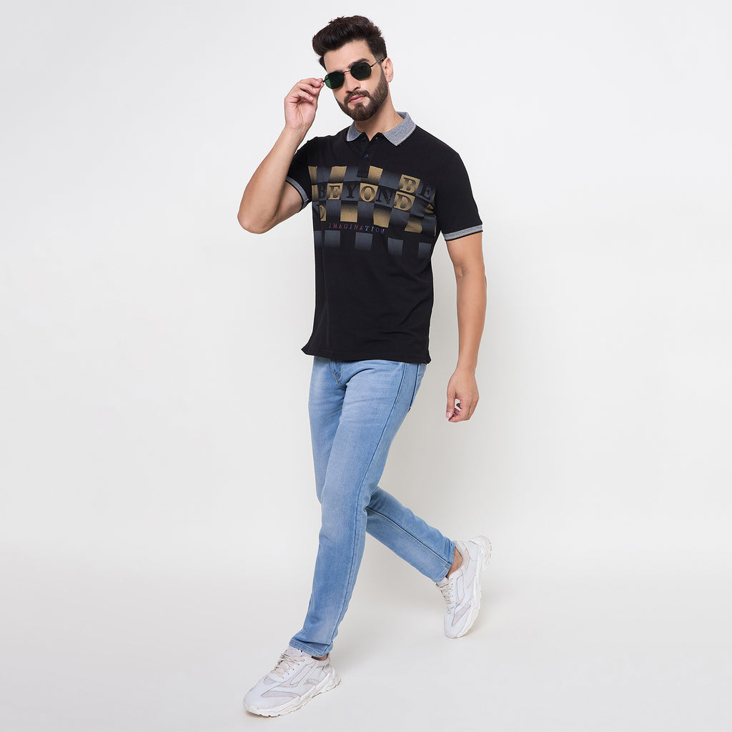 Duke Urban Men Half Sleeve Cotton Tshirt (LF7151)